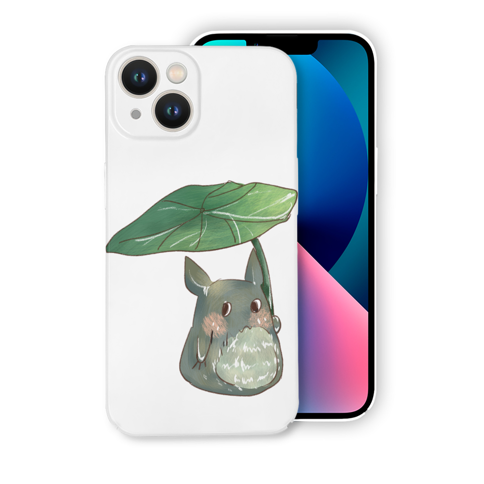 （画像用） となりのトトロ 草壁メイ 草壁サツキ My Neighbor Totoro Satsuki Kusakabe Mei Kusakabe 【iPhone 14シリーズ対応】ハードケース